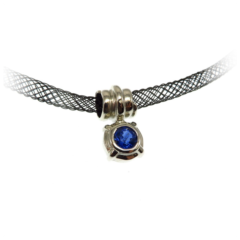 Kyanite Pendant Set in Sterling Silver