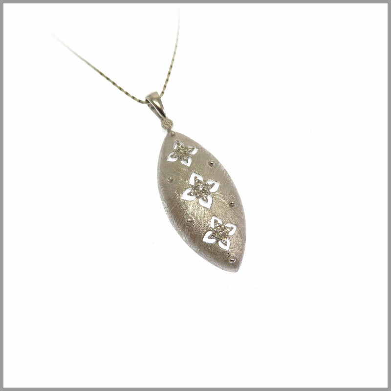 Silver Brushed Pendant