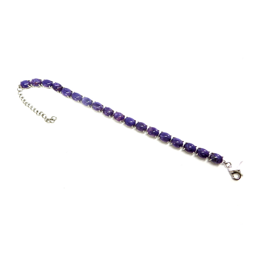 Charoite Tennis Bracelet