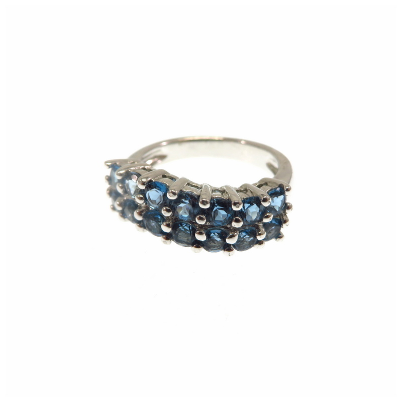 London Blue Topaz Silver Ring