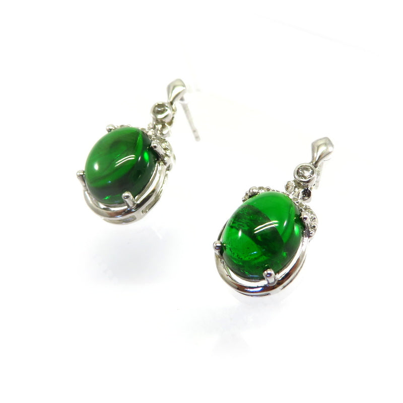 Chrome Diopside Earrings