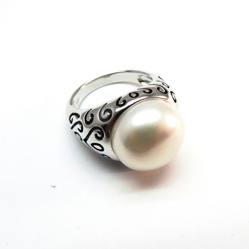 fresh Water Pearl Silver Ring