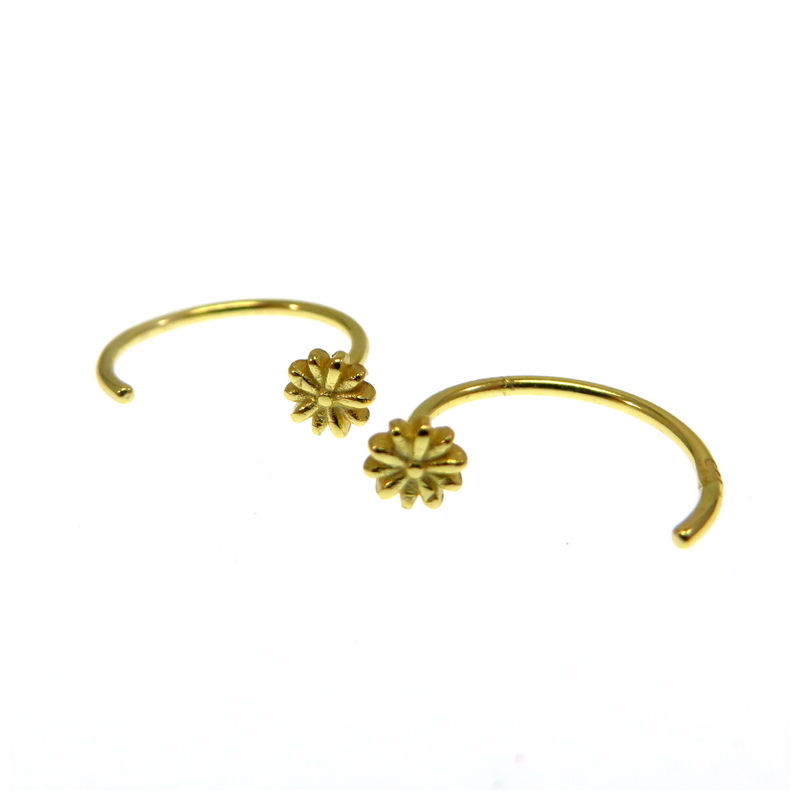 Gold Plated Silver Earrings