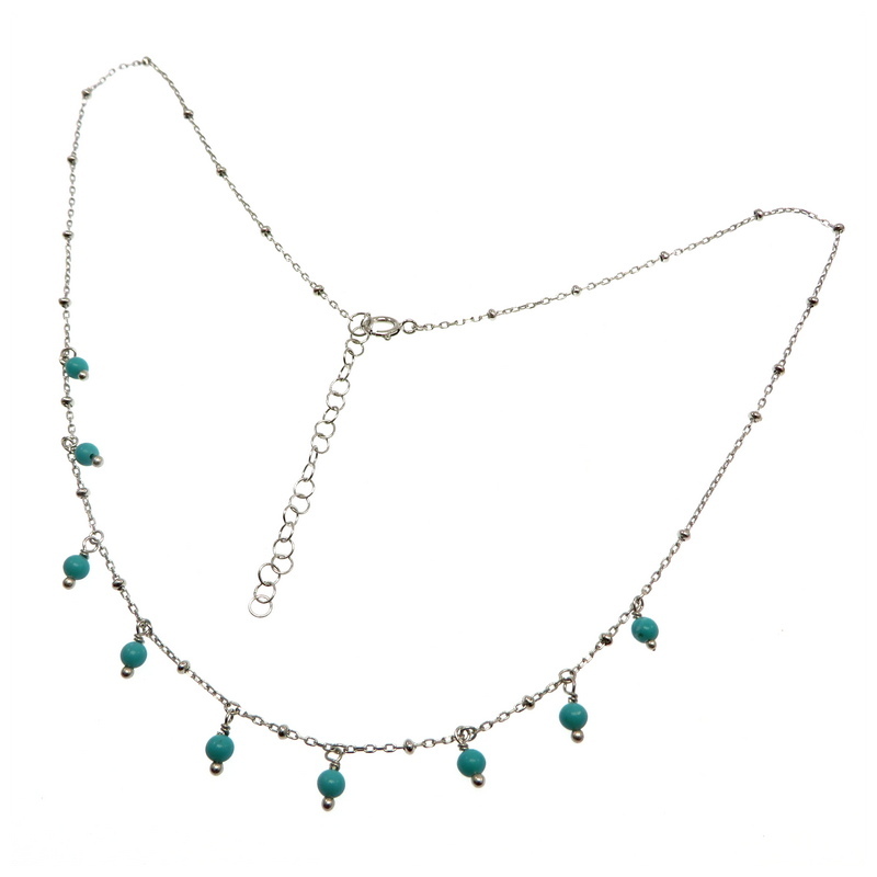 Turquoise Sterling Silver Necklace
