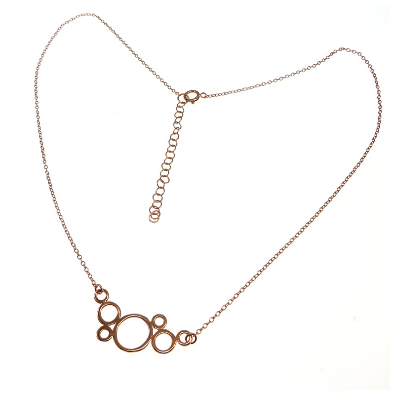 Rose Gold Plated Sterling Silver Necklace