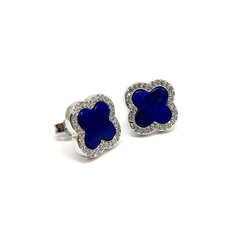 Lapis Lazuli Stud Earrings