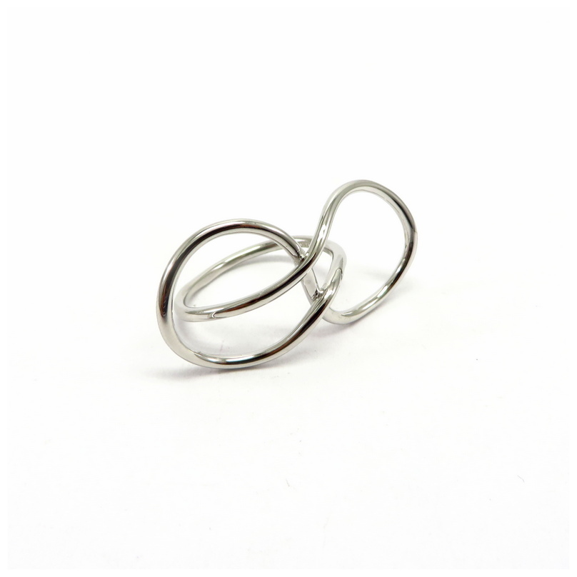 Infinity Butterfly Sterling Silver Ring