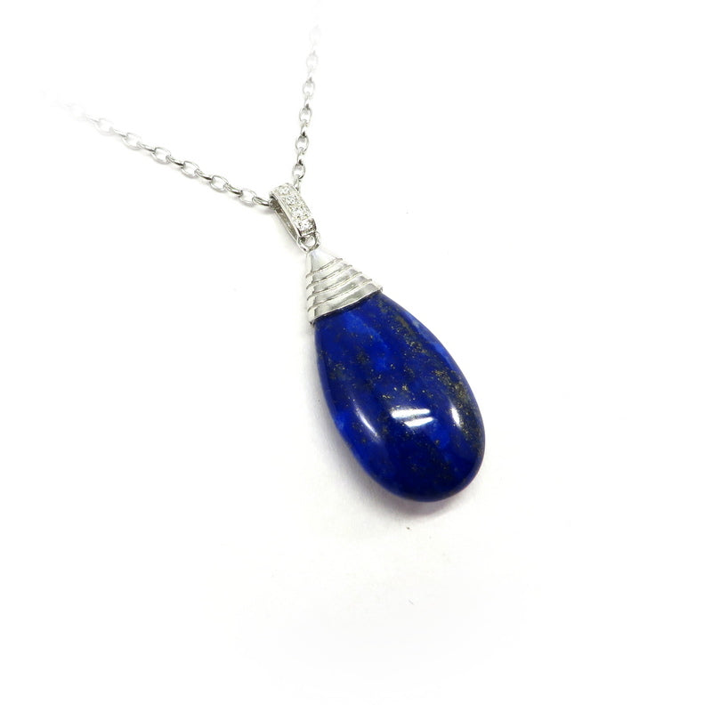 Lapis Lazuli Teardrop Pendant