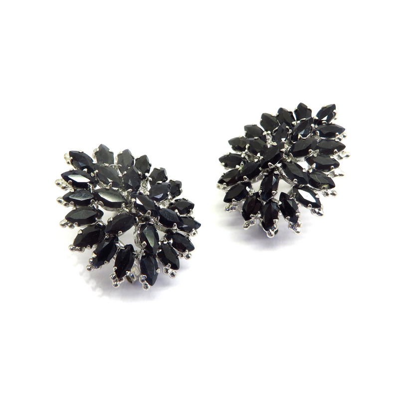 Blue Sapphire Silver Earrings