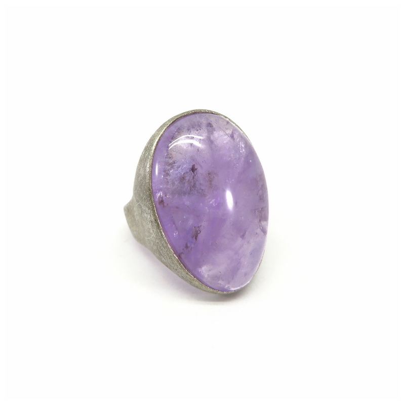 Amethyst Silver Ring