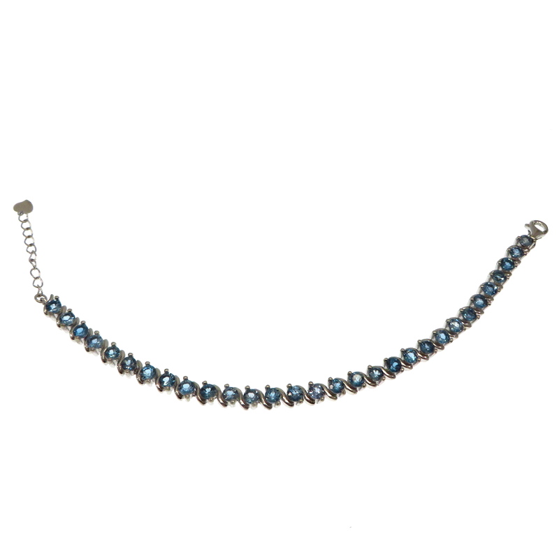 London Blue Topaz Tennis Bracelet