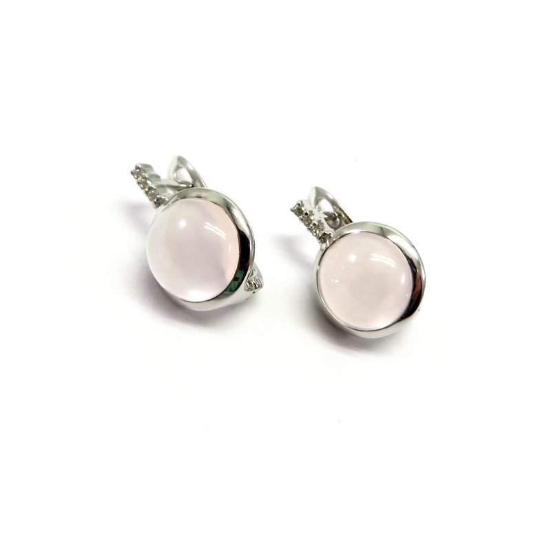 Rose Quartz Earrings