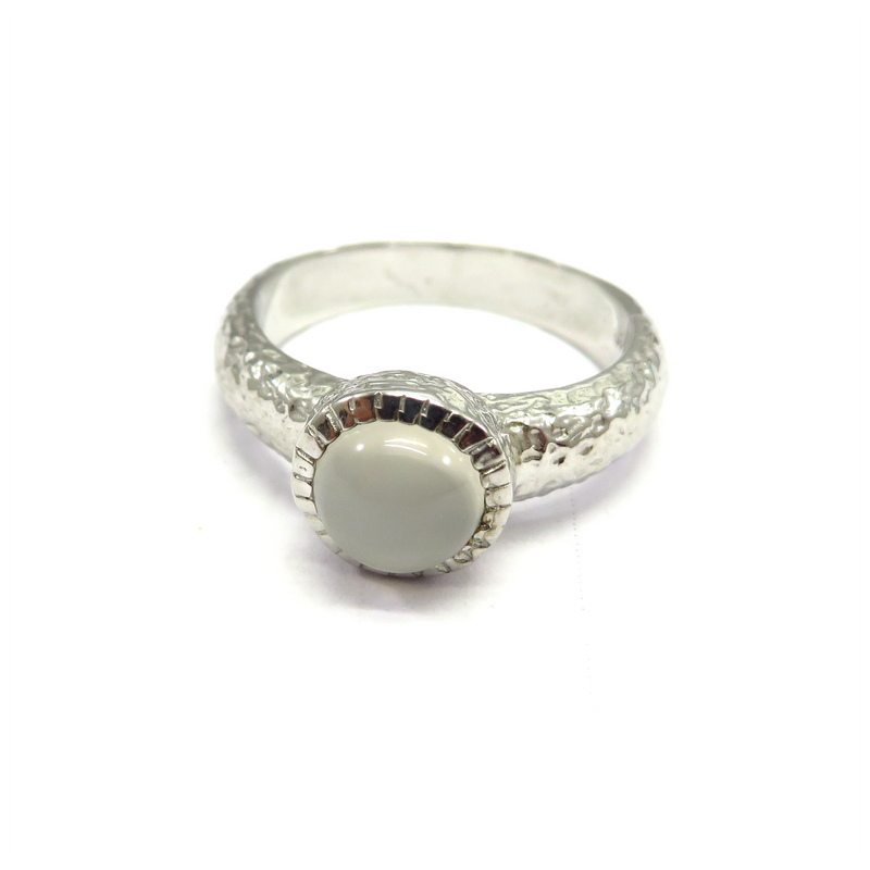 Grey Moonstone Ring