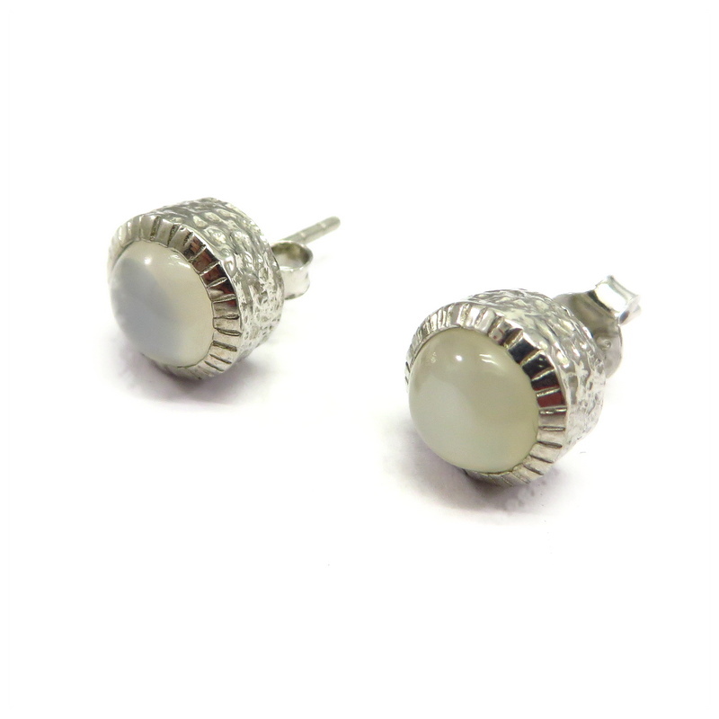 Moonstone Stud Earrings