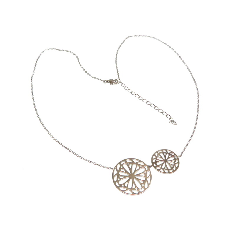 Sterling Silver Ornate Pattern Necklace