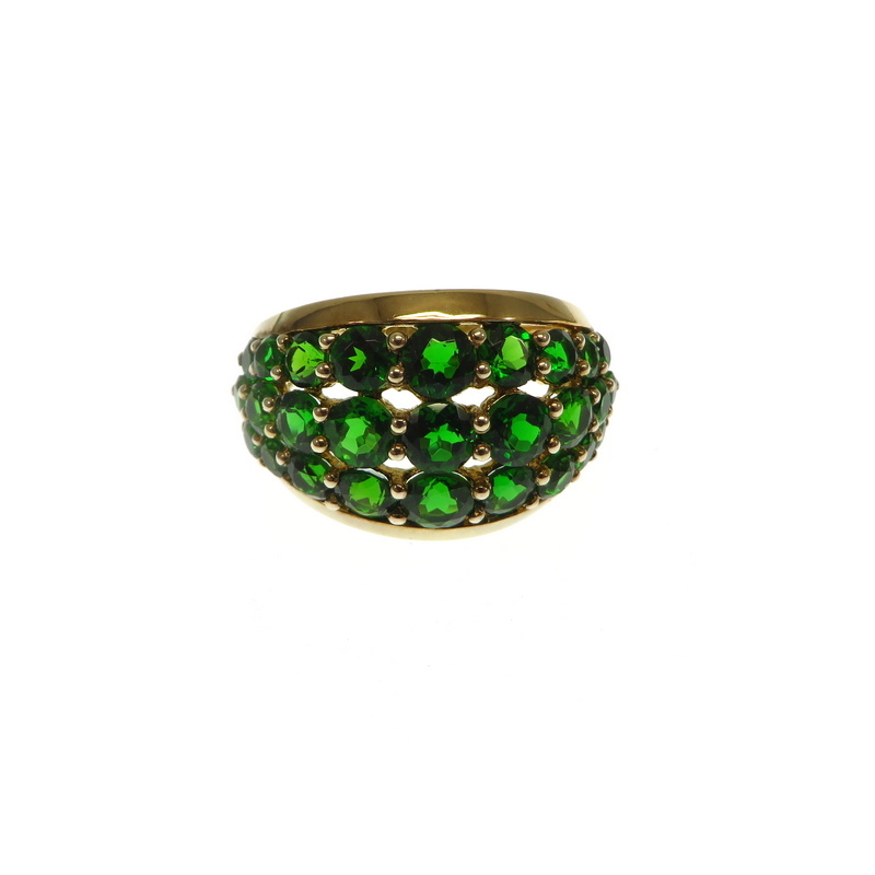 Chrome Diopside Ring