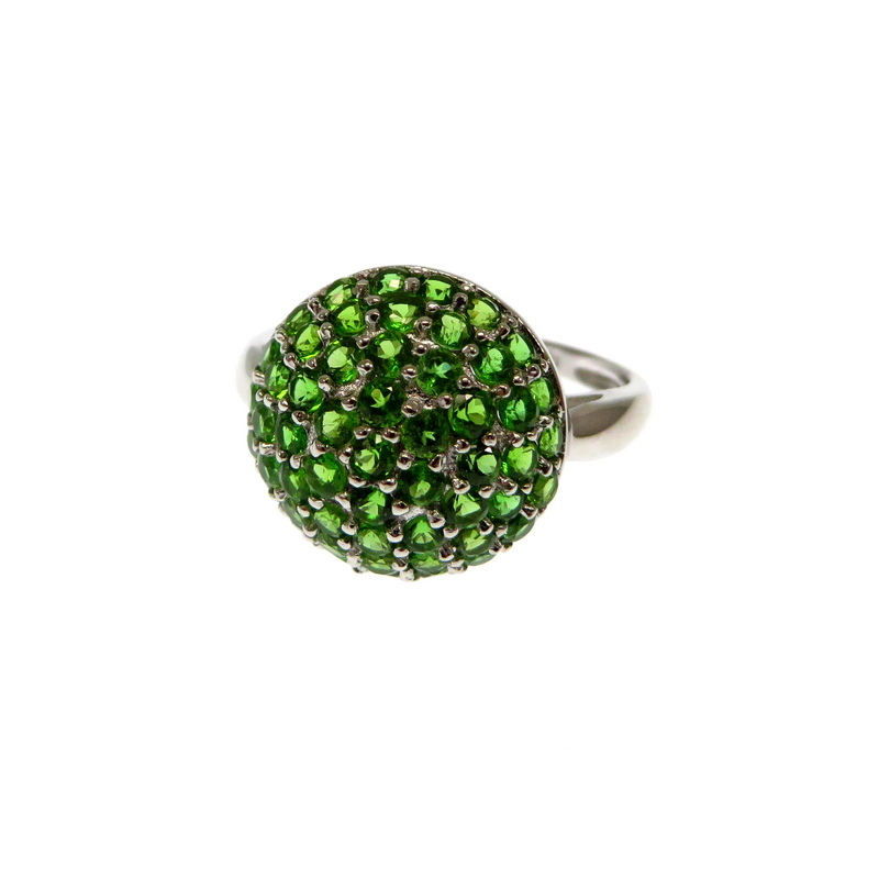 Chrome Diopside Ring