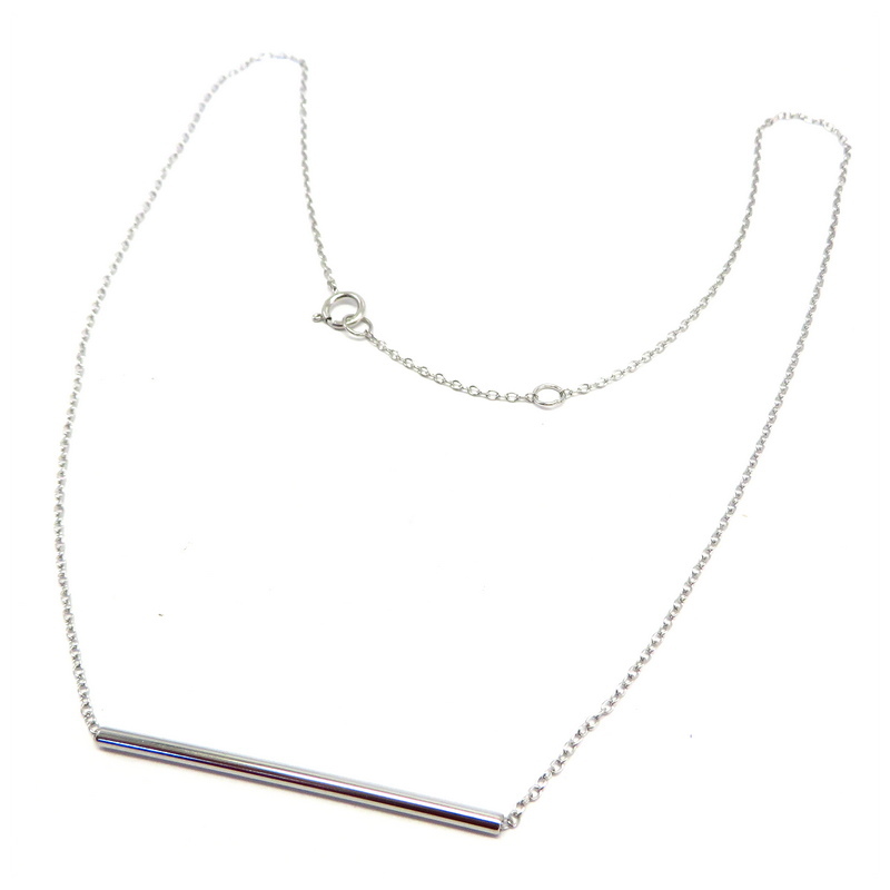 Loose Bar Sterling Silver Necklace