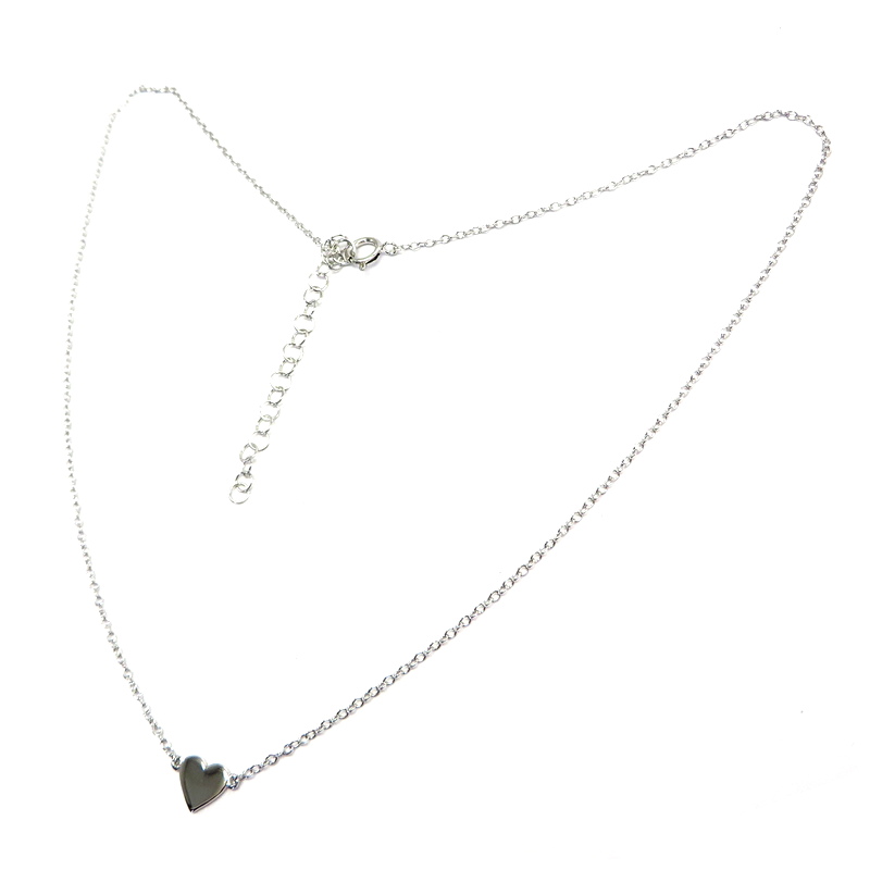 Heart Sterling Silver Necklace