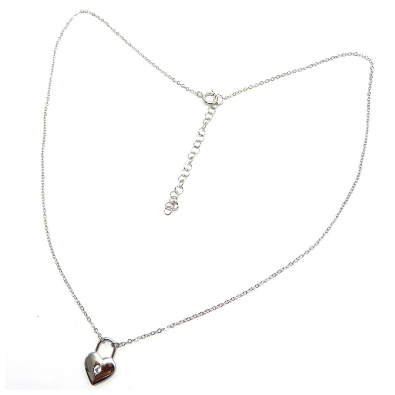Heart Sterling Silver Necklace