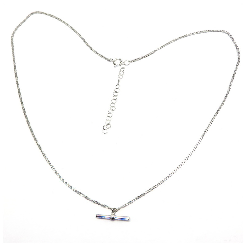 Bar Sterling Silver Necklace