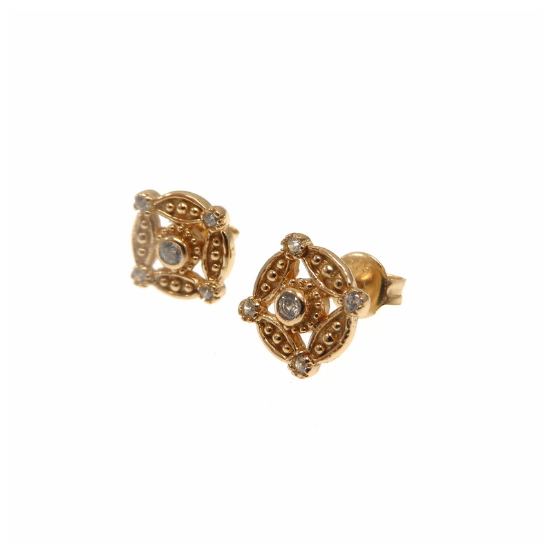 Rose Gold Plated Earrings