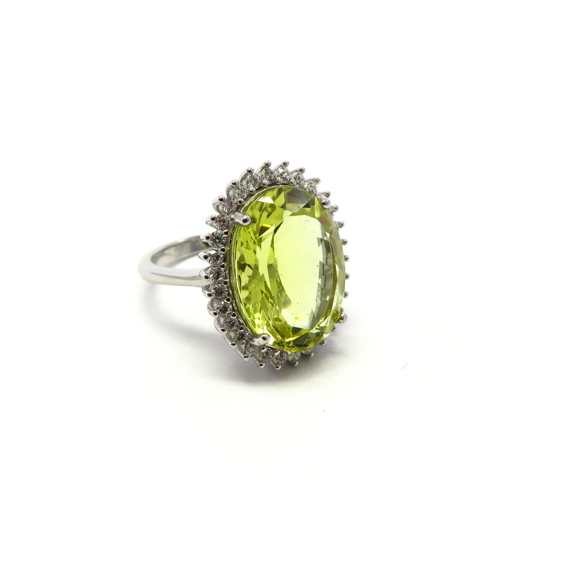 Lemon Quartz Ring
