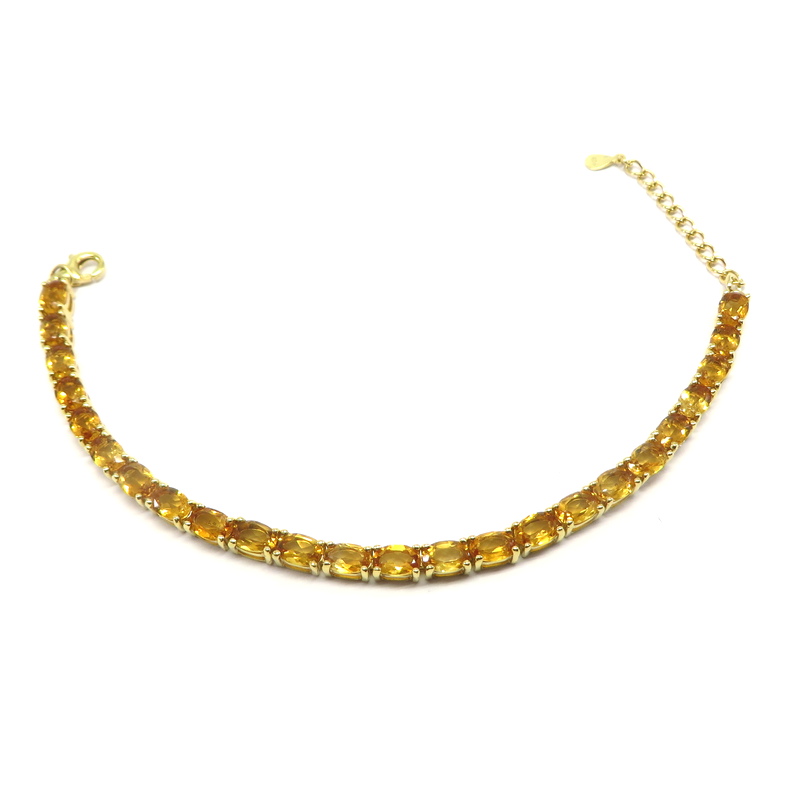 Citrine Tennis Bracelet
