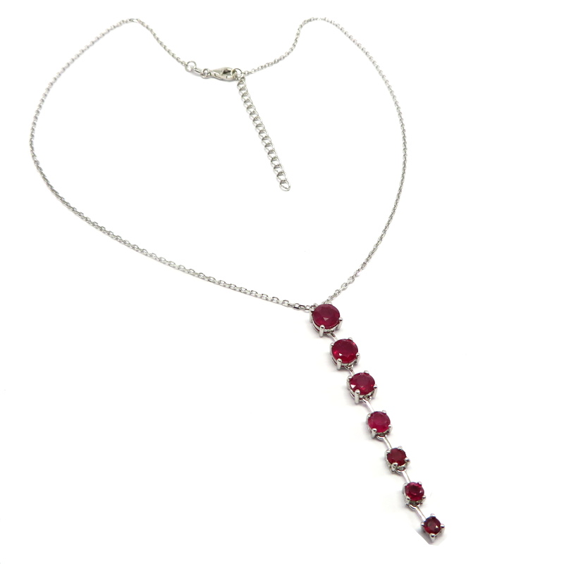 Ruby Chain Necklace