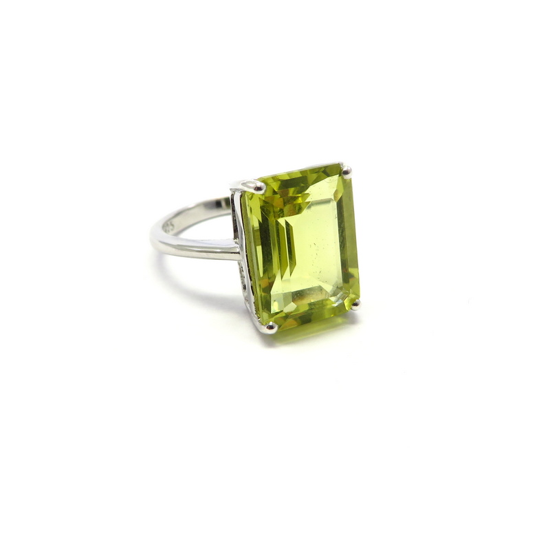 Lemon Quartz Ring