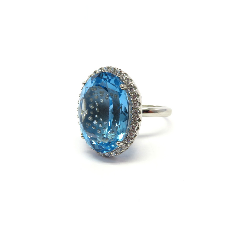 Blue Topaz Ring