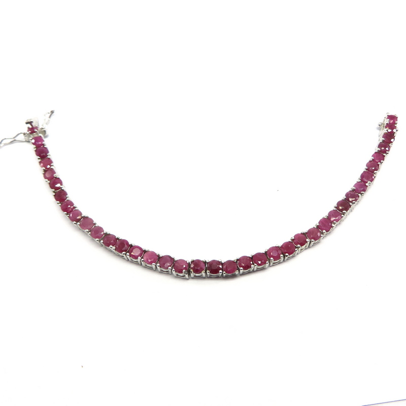 Ruby Tennis Bracelet