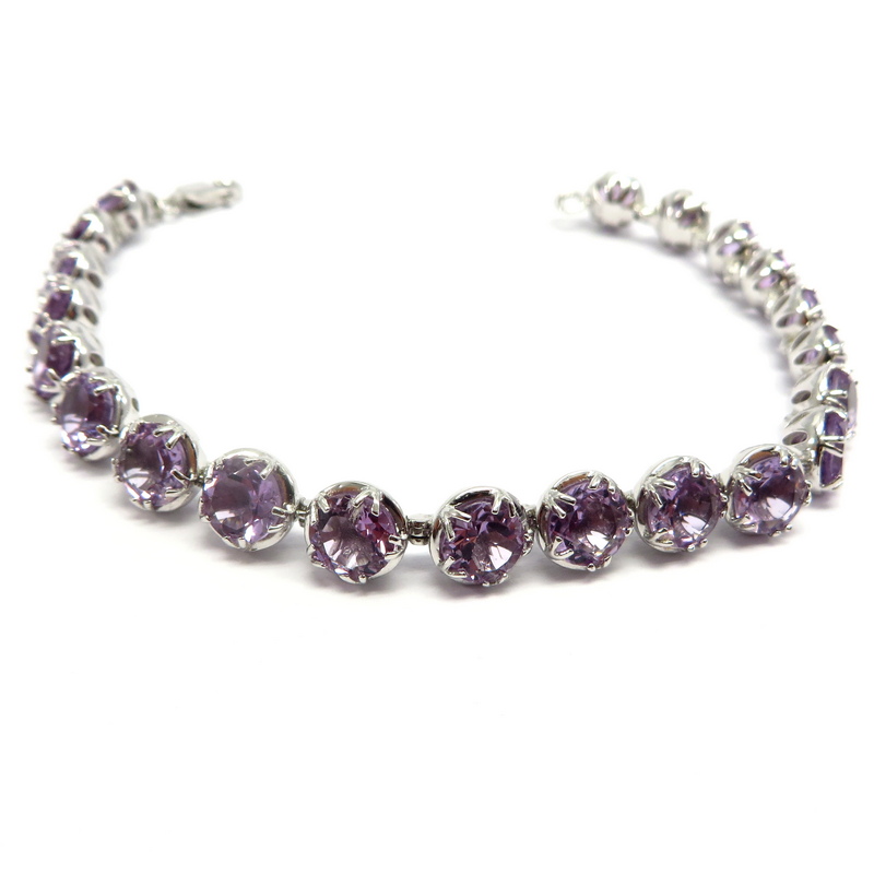 Amethyst Tennis Bracelet