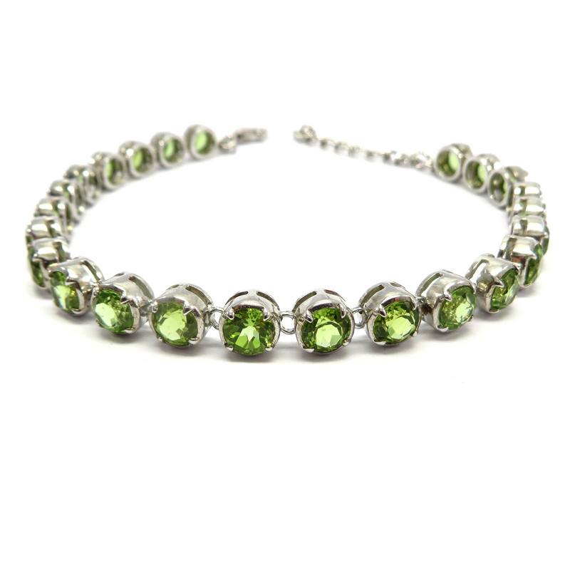 Peridot Tennis Bracelet
