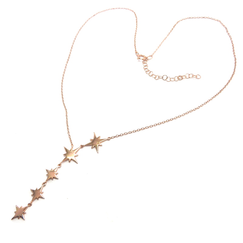 Rose Gold Plated Silver Necklace