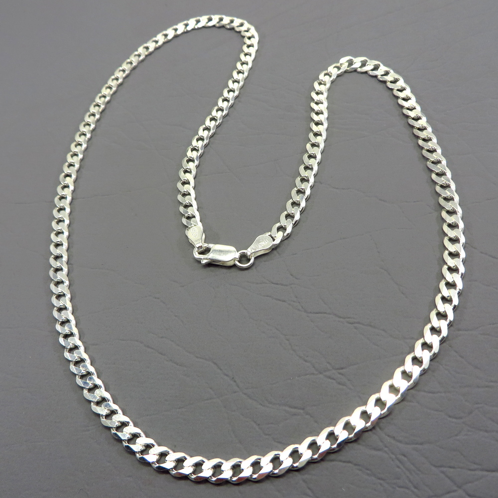 Sterling Silver Men's Curb Chain