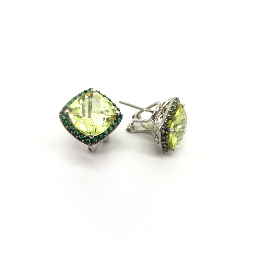 Lemon Quartz Earrings