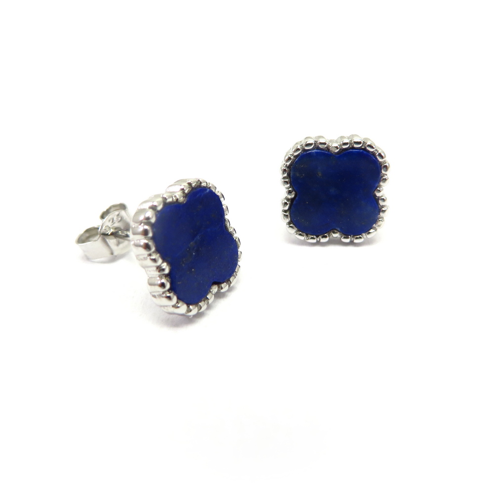 Lapis Lazuli Stud Earrings