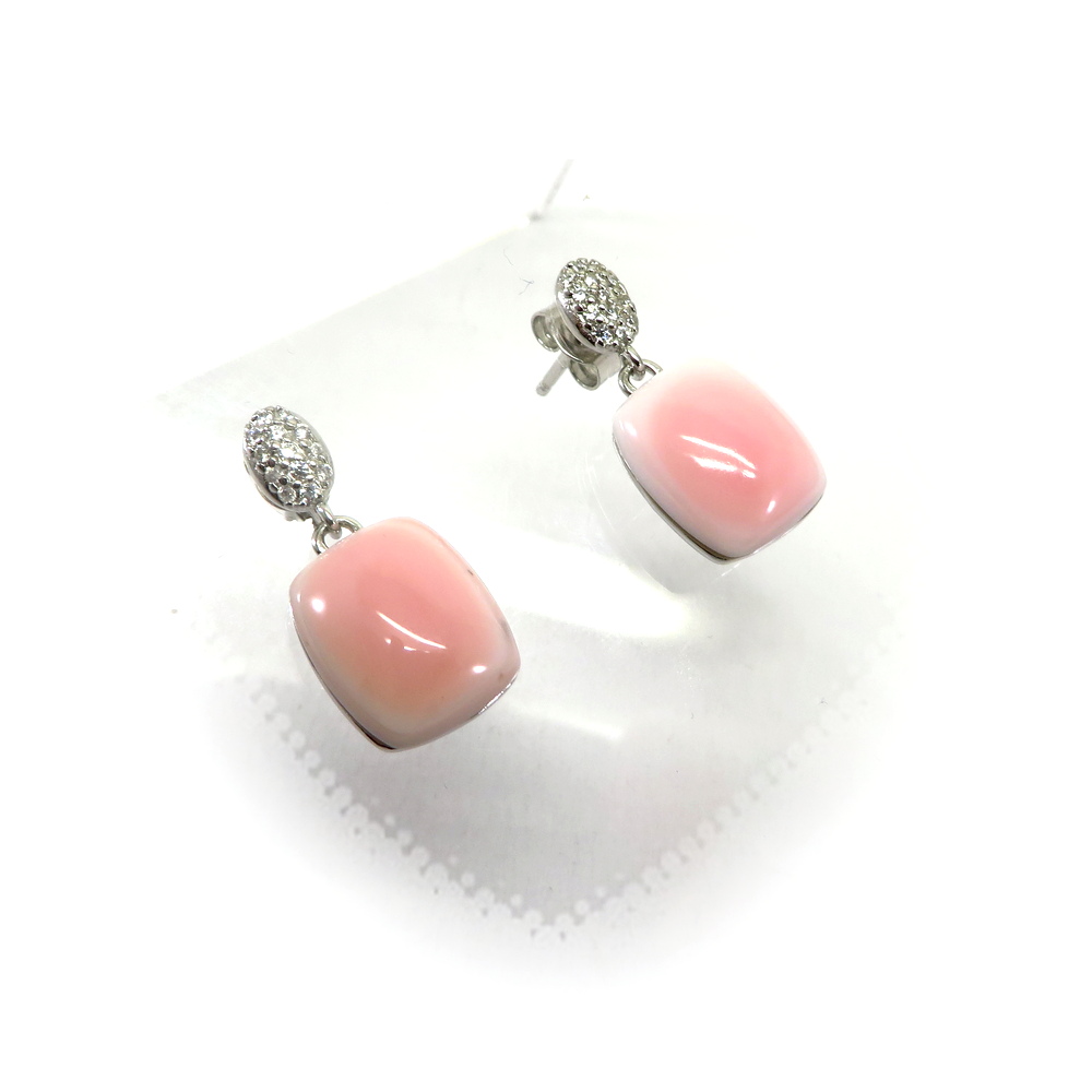 Pink Shell Earrings