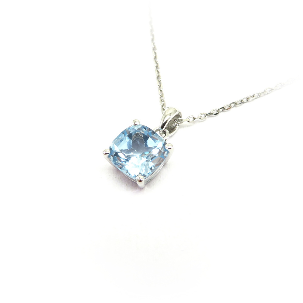 Blue Topaz Pendant