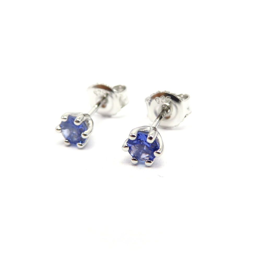 Tanzanite Stud Earrings