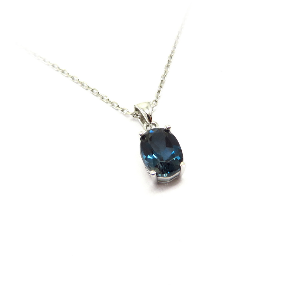 London Blue Topaz Pendant