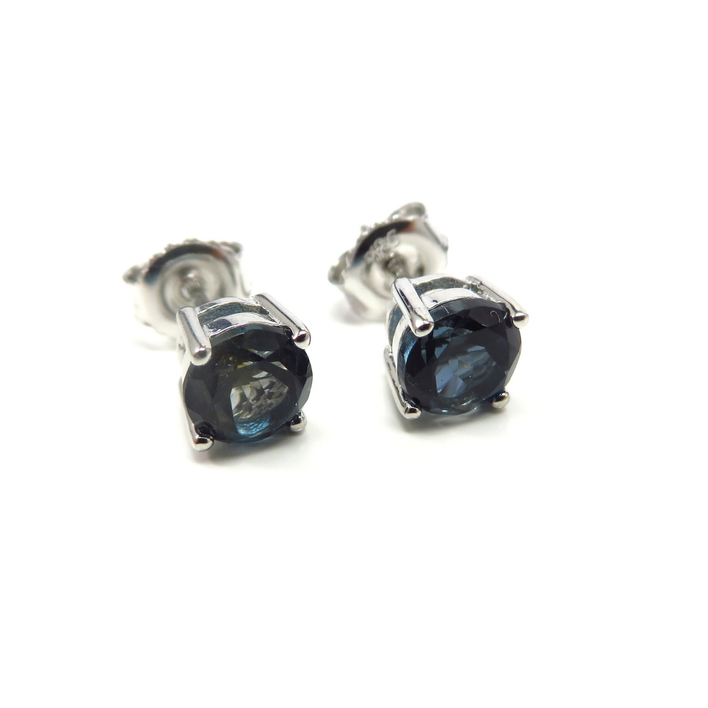 London Blue Topaz Stud Earrings