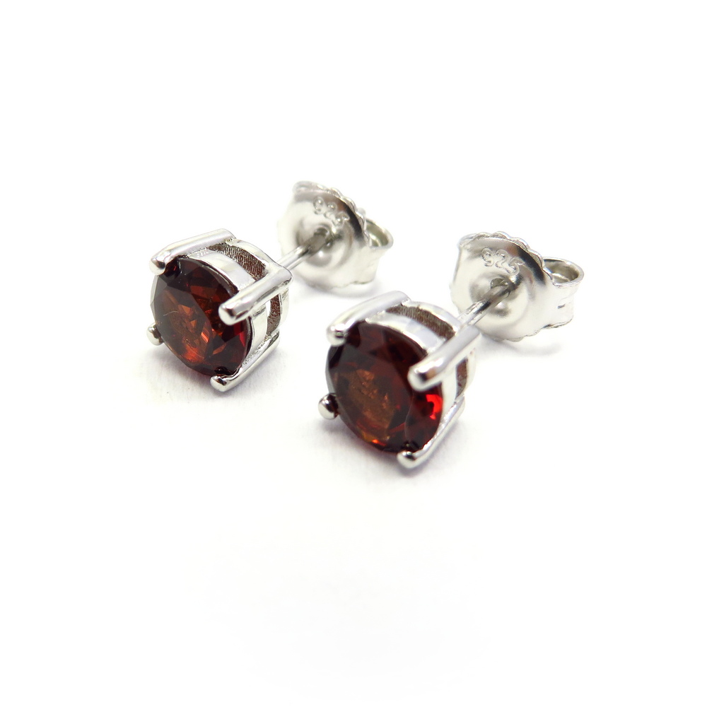 Red Garnet Earrings