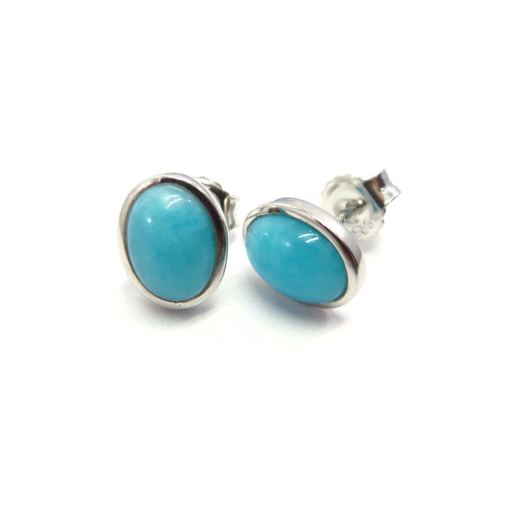 Amazonite Stud Earrings