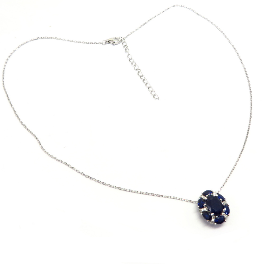 Blue Sapphire Necklace