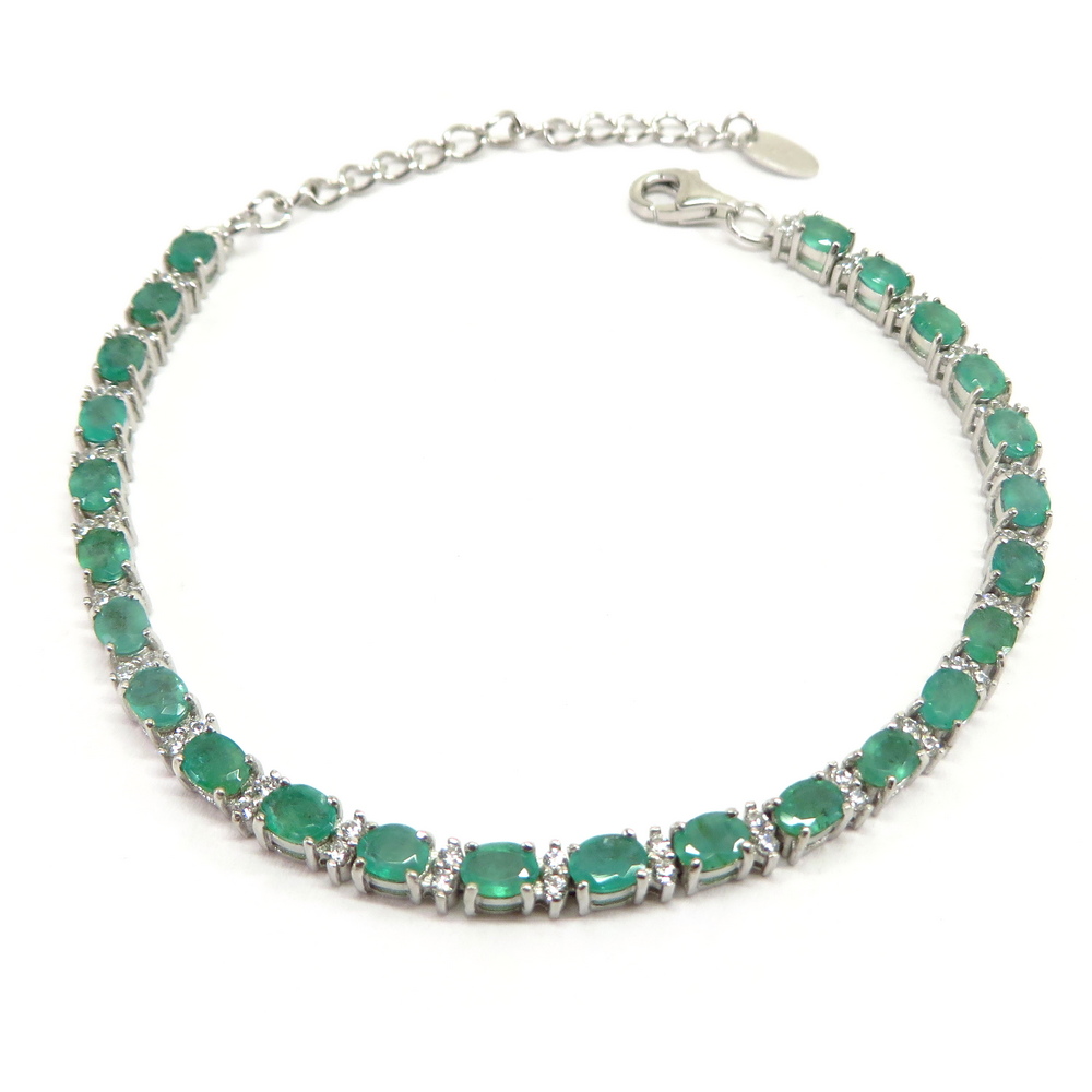 Emerald Tennis Bracelet