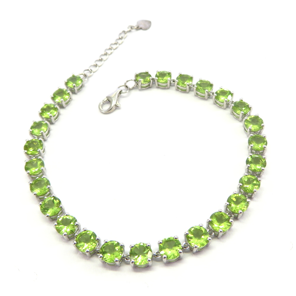 Peridot Tennis Bracelet