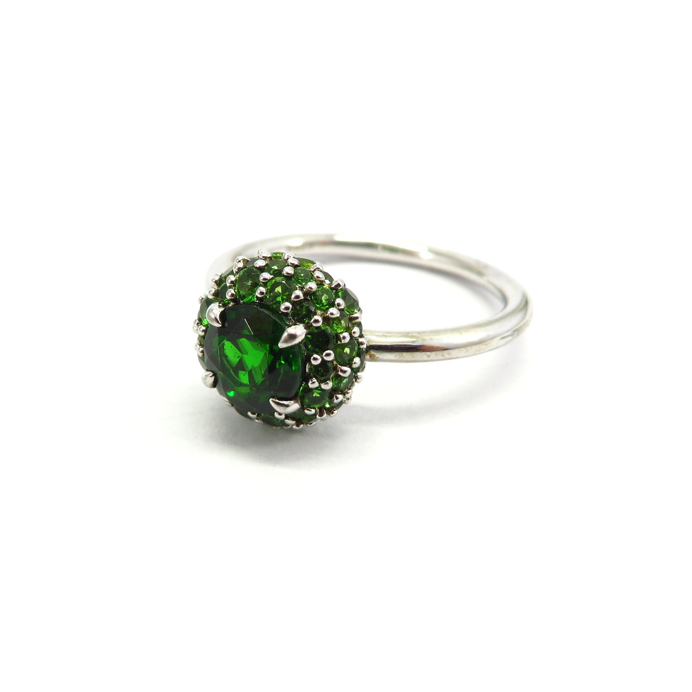 Chrome Diopside Ring