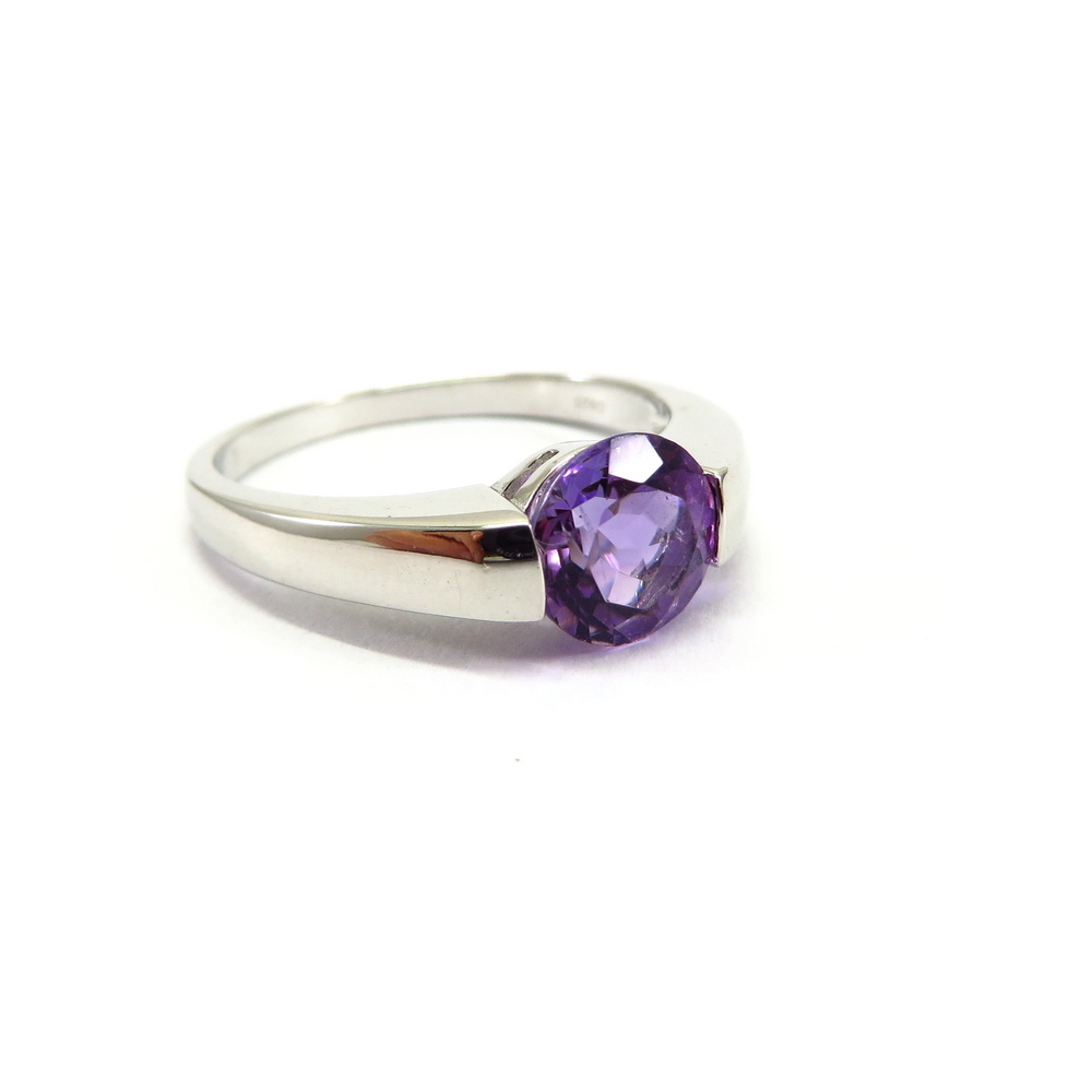 Amethyst Sterling Silver Ring